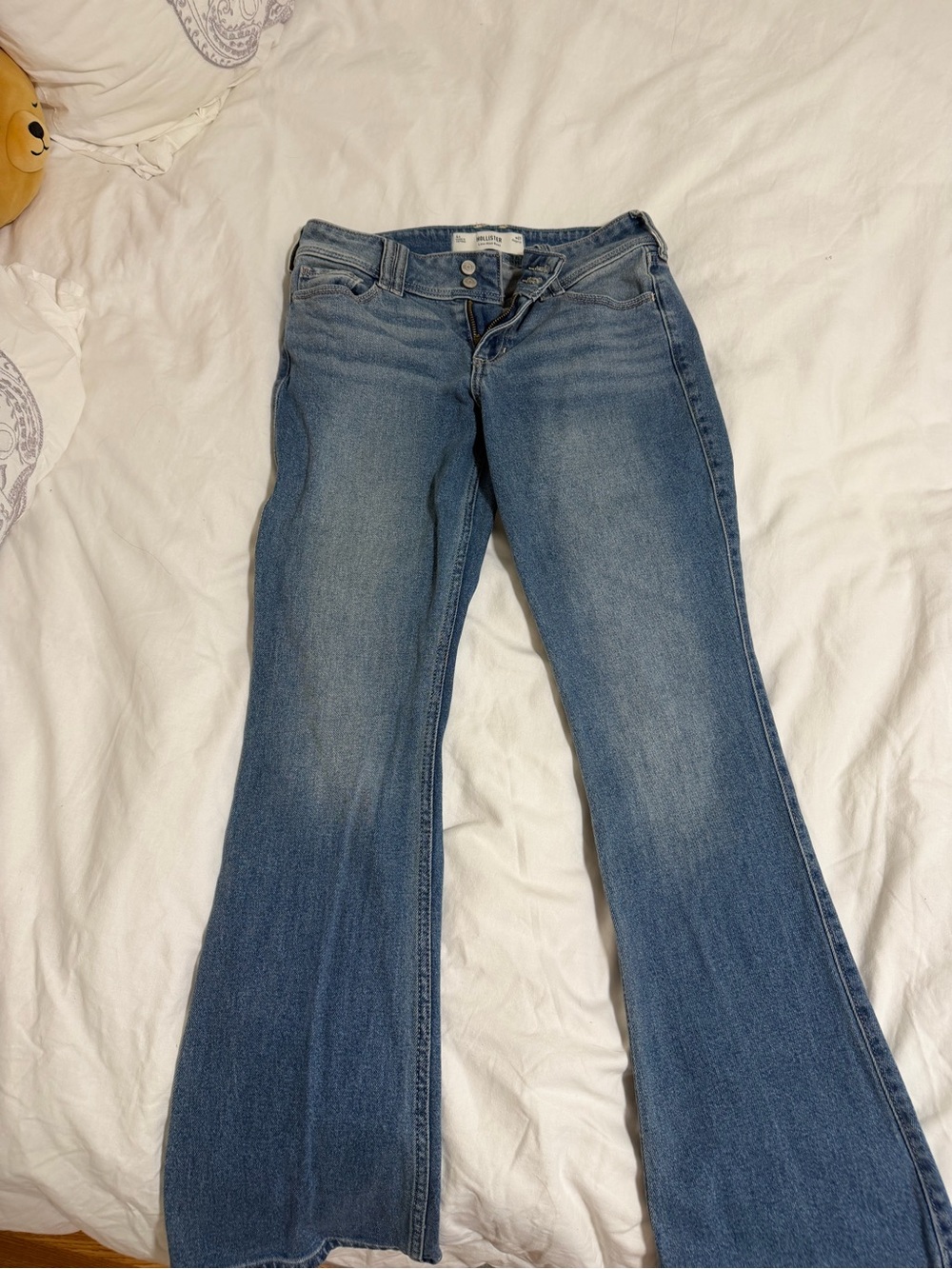 Hollister Women's Mid Wash Flare Jeans